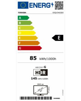 Smart TV Toshiba 65QV3463DG 4K Ultra HD 65″ HDR QLED