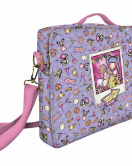 Maletín para Portátil Gorjuss First prize 14,1” Lila (37.5 x 29.5 x 6 cm)