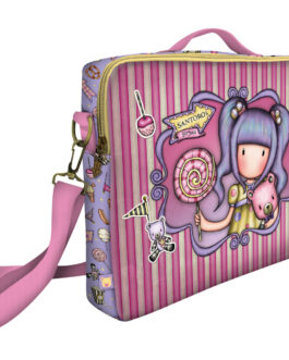 Maletín para Portátil Gorjuss First prize 14,1” Lila (37.5 x 29.5 x 6 cm)