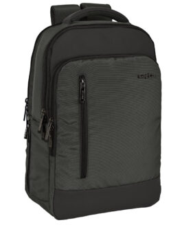 Mochila para Portátil y Tablet con Salida USB Safta Business Gris (29 x 44 x 15 cm)