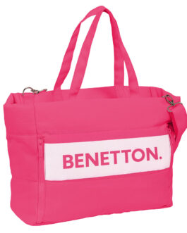 Maletín para Portátil Benetton Raspberry Fucsia (54 x 31 x 17 cm)