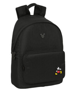Mochila para Portátil Mickey Mouse Clubhouse Negro 31 x 41 x 16 cm