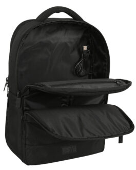 Mochila para Portátil y Tablet con Salida USB Capitán América Negro