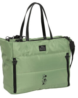 Maletín para Portátil Minnie Mouse Mint shadow 54 x 31 x 17 cm Verde militar