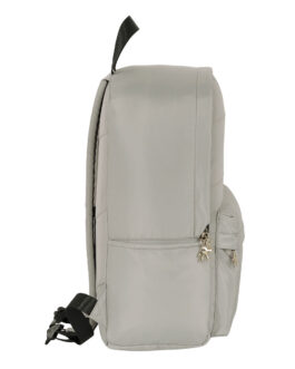 Mochila para Portátil Minnie Mouse Teen Sand Gris claro 31 x 40 x 16 cm