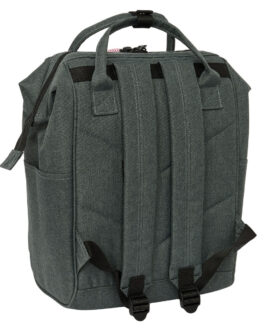 Mochila para Portátil Kappa Silver Pink Gris 27 x 40 x 19 cm