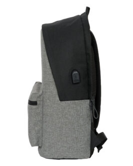 Mochila para Portátil Eckō Unltd. Rhino Negro Gris 31 x 44 x 18 cm