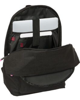 Mochila para Portátil y Tablet con Salida USB Kings League +usb kings league Negro 31 x 44 x 18 cm