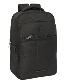 Mochila para Portátil Sevilla Fútbol Club BUSINESS Negro 29 x 44 x 15 cm