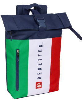 Mochila para Portátil Benetton Flag Azul marino 28 x 42 x 13 cm