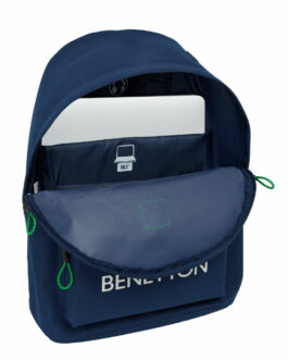 Mochila para Portátil Benetton benetton Azul marino 31 x 41 x 16 cm