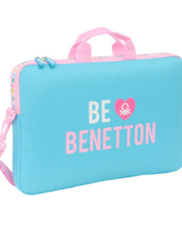 Maletín para Portátil Benetton Unique Rosa Turquesa 40 x 27 x 4 cm