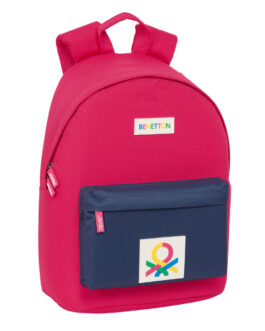 Mochila para Portátil Benetton benetton Cereza Azul marino 31 x 41 x 16 cm