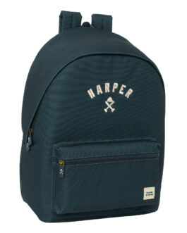 Mochila para Portátil Harper & Neyer Azul marino 31 x 44 x 18 cm