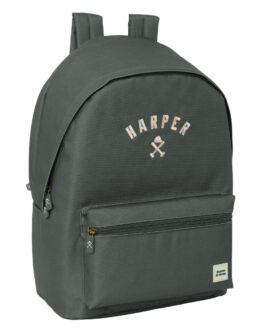 Mochila para Portátil Harper & Neyer +usb harper & neyer Gris 31 x 44 x 18 cm