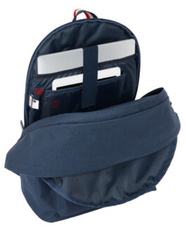 Mochila para Portátil y Tablet con Salida USB El Ganso Eclipse Azul marino