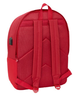 Mochila para Portátil y Tablet con Salida USB Sevilla Fútbol Club Rojo