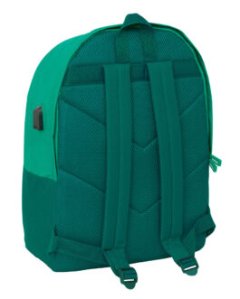 Mochila para Portátil y Tablet con Salida USB Real Betis Balompié Verde