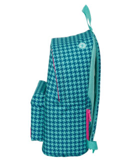 Mochila para Portátil Nait Nait Pata de gallo verde Verde 31 x 41 x 16 cm