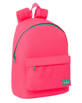 Mochila para Portátil Nait Nait Fluor Rosa 31 x 41 x 16 cm
