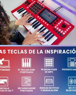 Piano Electrónico Akai MPCKEY37XEUK