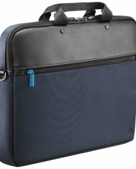 Maletín para Portátil Mobilis 005029 14″ 11″ Negro/Azul Azul oscuro