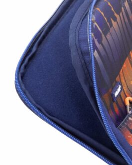 Funda para Portátil Milan Fizz Azul marino Naranja 13″ 34,5 x 26 x 2,5 cm