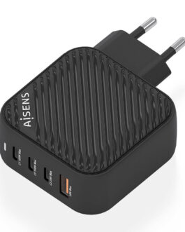Cargador de Pared Aisens ASCH-100W4P029-BK 100 W Negro (1 unidad)