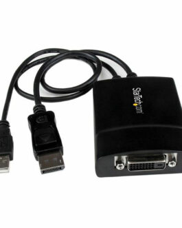 Adaptador DisplayPort a DVI Startech DP2DVID2             Negro