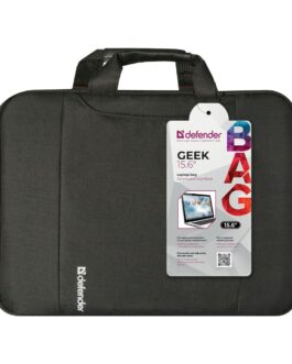 Maletín para Portátil Defender Geek Negro Monocromo 15,6”
