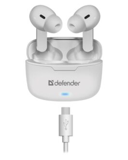 Auriculares in Ear Bluetooth Defender TWINS 903 Blanco Multicolor
