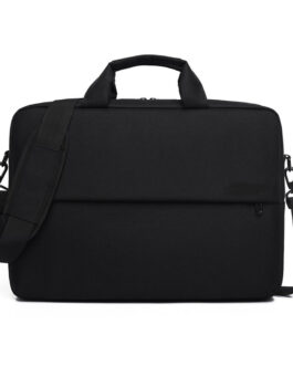 Maletín para Portátil Addison 300215 Negro Monocromo 15,6” 40 x 30 x 7 cm