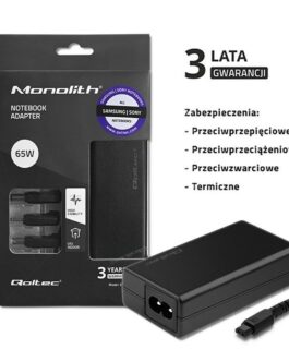 Cargador para Portátil Qoltec 52415 65 W