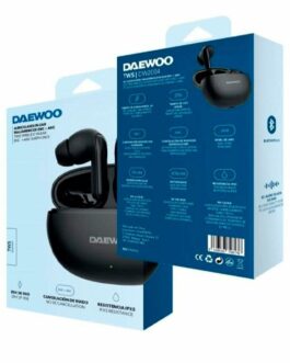 Auriculares con Micrófono Daewoo DW2004 Negro