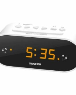 Radio Sencor SRC 1100 W Blanco Ambar FM AM/FM